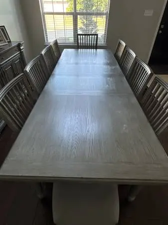 Brand New Dining Room Table with Room for Up to 10