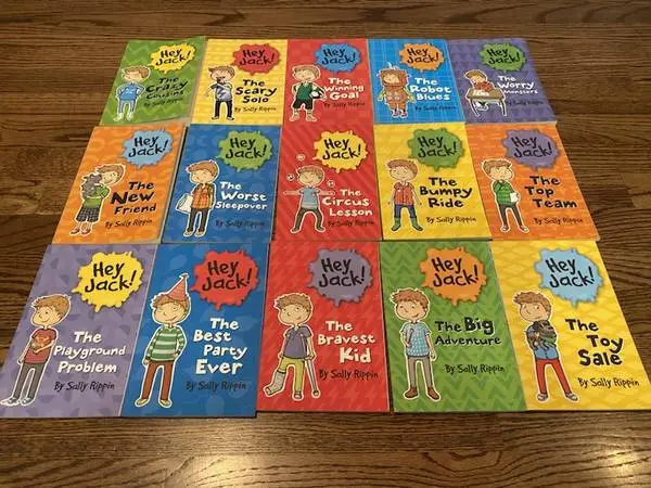 HEY JACK! SERIES BY SALLY RIPPIN ~ 15 EARLY READER CHAPTER BOOKS