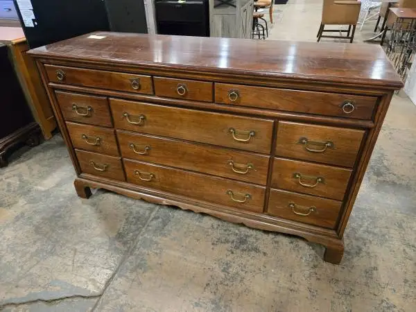 Habitat for Humanity Restore – Statton Walnut Colonial Triple Dresser