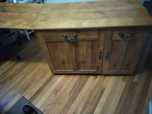 Sewing Machines in Cabinets