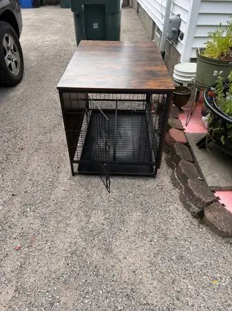 Wooden Dog Crate – $35 OBO