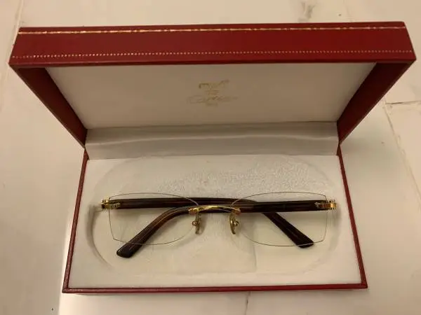 CARTIER SUNGLASSES made  in FRANCE 18K gold Original