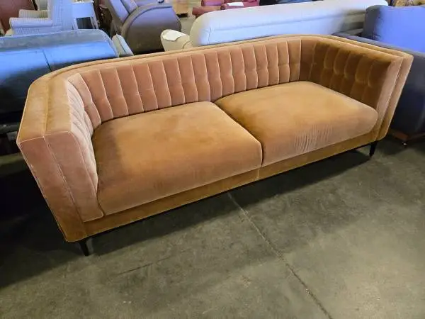 Habitat for Humanity Restore – CB2 by Mermelada Estudio Velvet Sofa