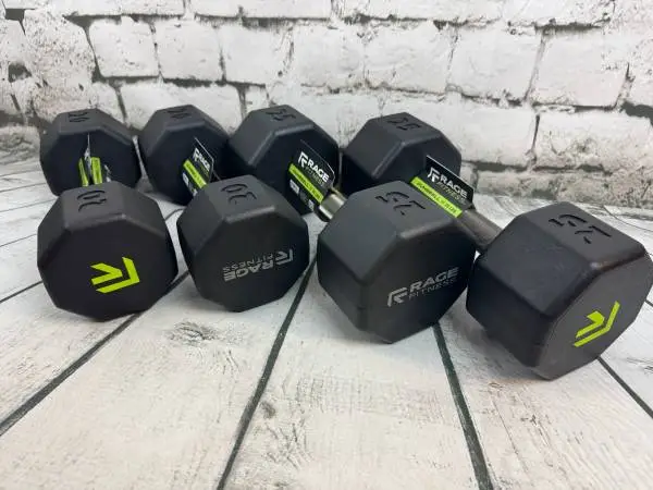 DUMBBELL WEIGHT SET (2) 20 LB AND (2) 25 LB WEIGHTS BRAND NEW IN BOX