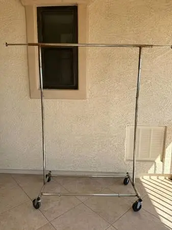 Clothes Rack on Wheels