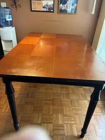 Sturdy Dining Table + 6 Chairs – $150 – Great Deal!