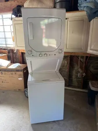 GE Electric Stacked Washer/Dryer