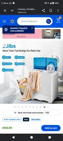 Portable washer and spinner