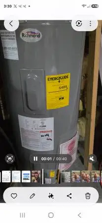 40 gallon water heater