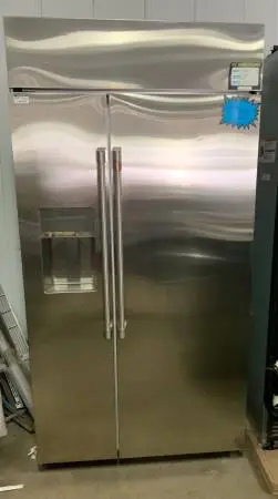 **CAFE` STAINLESS BUILT IN FRIDGE AND ELECTRIC SLIDE IN STOVE**ON SALE