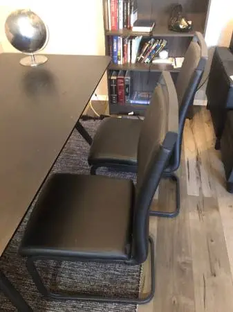 Brown Dining Table & Chairs