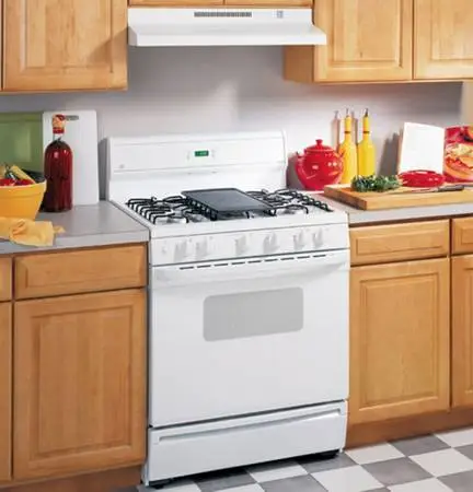 New GE Non Vented Hood Model JN327H1WW