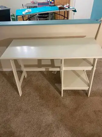 White desk
