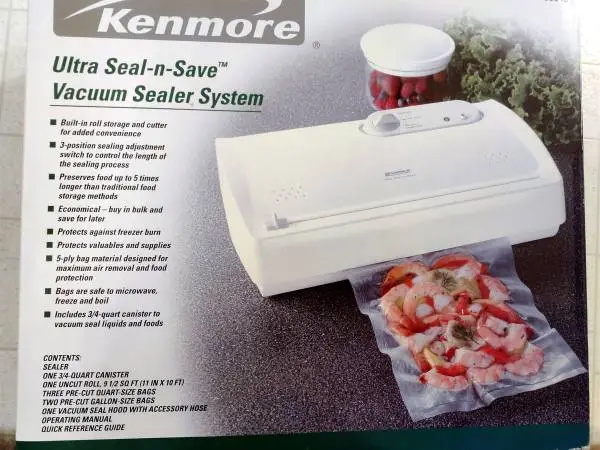 Kenmore Vacuum Food Sealer