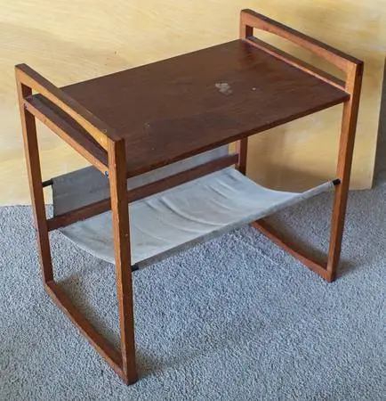 Midcentury magazine / reading table