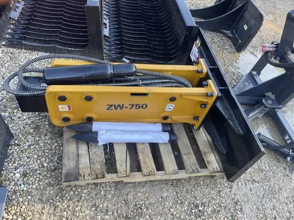 Skid steer concrete breaker
