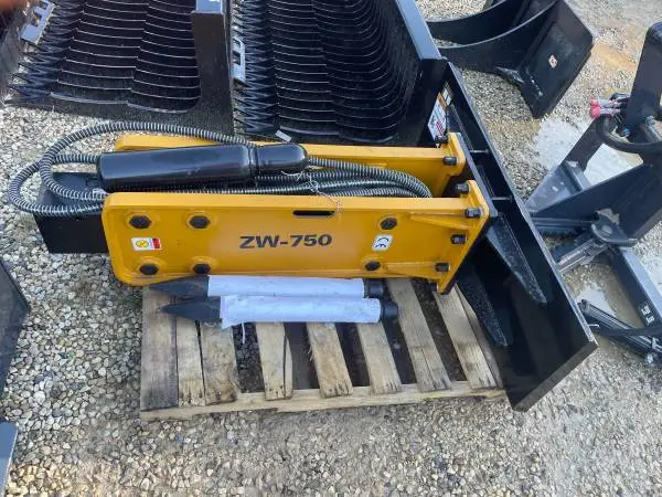 Skid steer concrete breaker