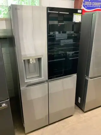 **LG STAINLESS 27 CU FT SIDE BY SIDE FRIDGE**ON SALE NOW**