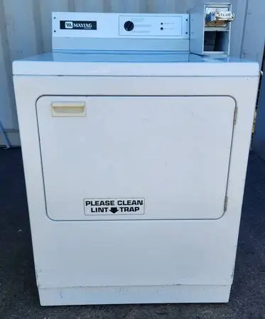 Refurbished Maytag MDE26CSACW Coin-Operated Front Load Electric Dryer