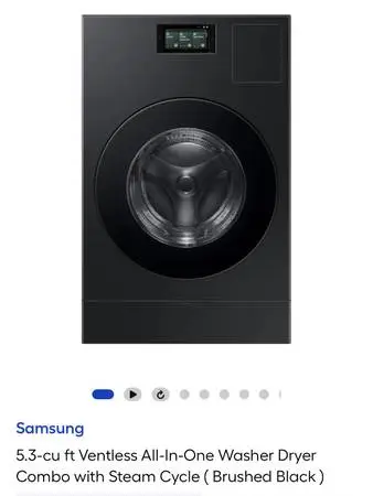 Samsung washer/dryer all in one. Ventless.