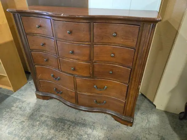 Habitat for Humanity Restore – Large Curved Front Triple Dresser