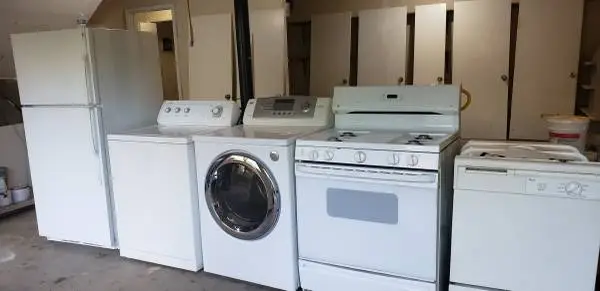 Full set of White Kitchen appliances