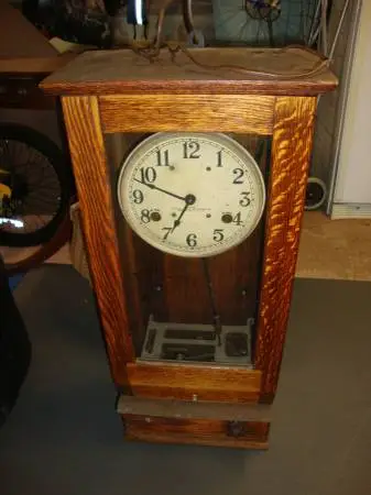 Antique Simplex Time Clock Recorder