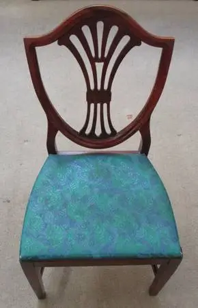 Drexel mahogany shield back dining chairs - PRICE REDUCED