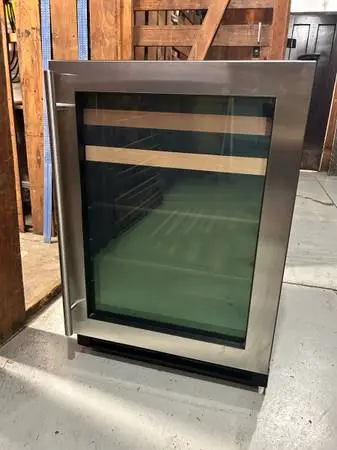 U-Line Beverage Fridge Refrigerator Stainless Steel U-a1224BEVS-00B