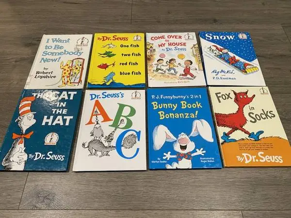 DR. SEUSS BOOKS ~ 8 HARDCOVER BOOKS ~ 9 x 7 Medium Size Books