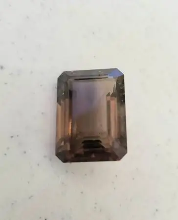 Vintage Smokey Quartz Faceted Gemstone