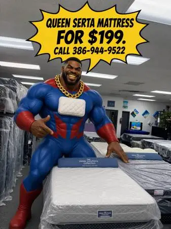 Queen Serta mattress sale