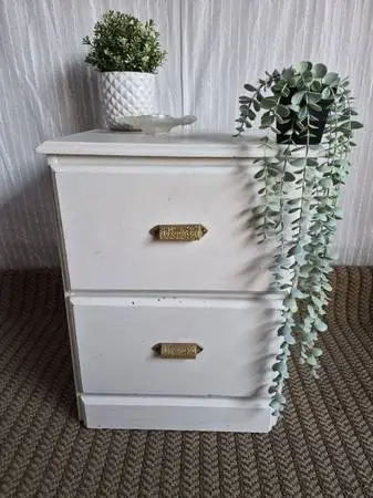 Super Cute Farmhouse Style Nightstand Sidetable for Sale
