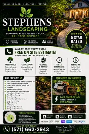 PROFESSIONAL LANDSCAPING SERVICES / CLEAN UPS/ DE WEEDING/ MULCH