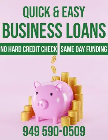 ►Easy Business Loans - No Hard Credit Check! Same Day Loan Funding