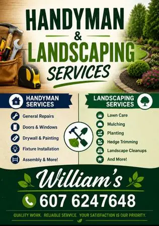 HANDYMAN & LANDSCAPING SERVICES 🔨🌿