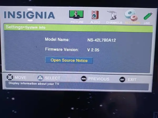 insignia 42 inche TV not smart comes with stand brand new