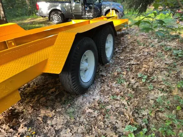 Heavy duty, equipment trailer