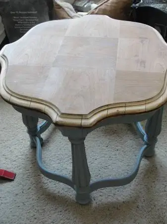 VINTAGE WOODEN SIDE TABLE, UNIQUE DESIGN