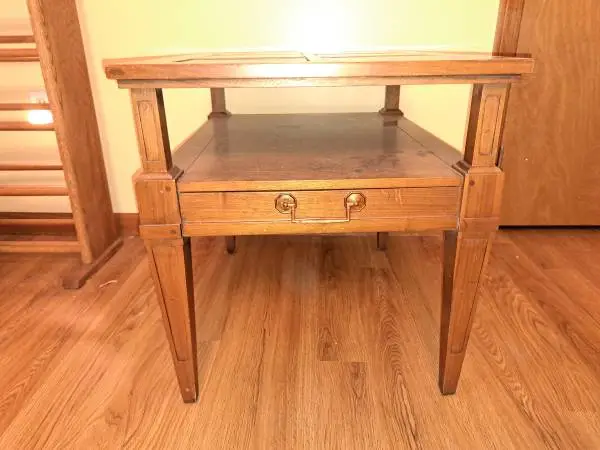 Tomlinson end table w/ granite inserts