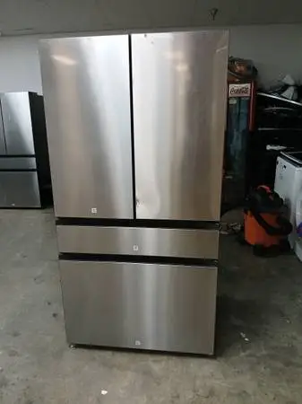 Samsung bespoke smart 4 door refrigerator counter