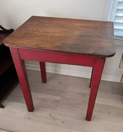 Vintage Wooden End Table