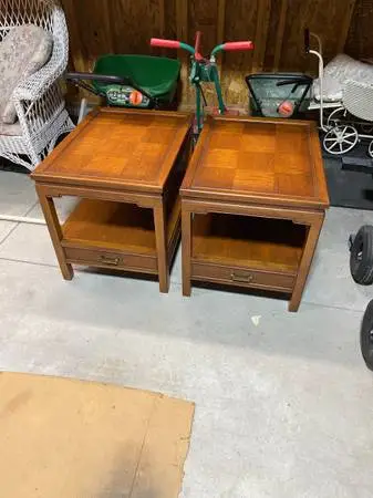 Mcm heck man end tables