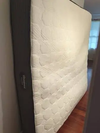Like New - King size mattress and box springs