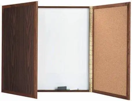 4X4 Whiteboard Presentation Cabinet Dry Erase Board Marker White Board