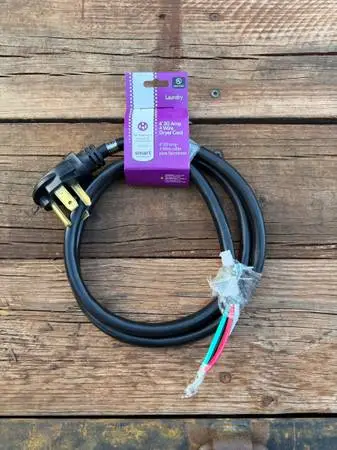 New Electric Clothes Dryer Cord.