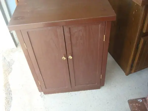 painted cabinet