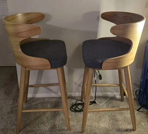 Two sturdy comfortable chair