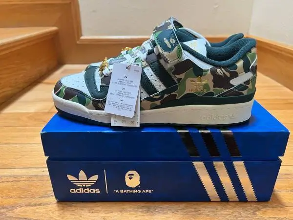 Adidas Bape low 640 dead stock,sz 9.5 for sale,220