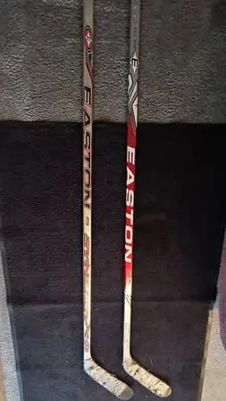 Two Easton composite hockey sticks-adults